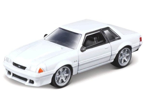 Ford Mustang LX 1988 Wit - 1:64
